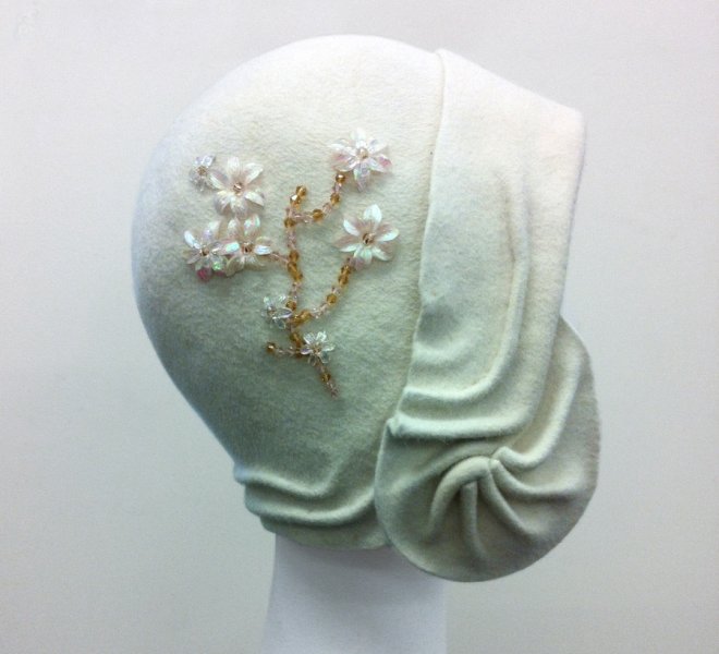 1920s Felted Cloche